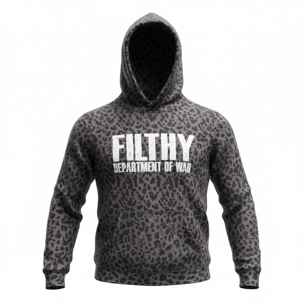Cheetah Department Of War Players Hoodie