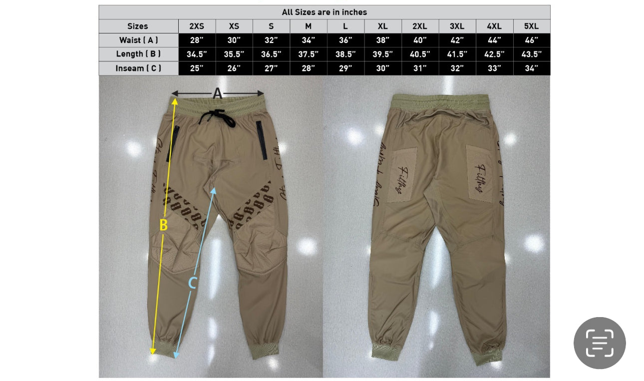 Custom Filthy Jogger Black