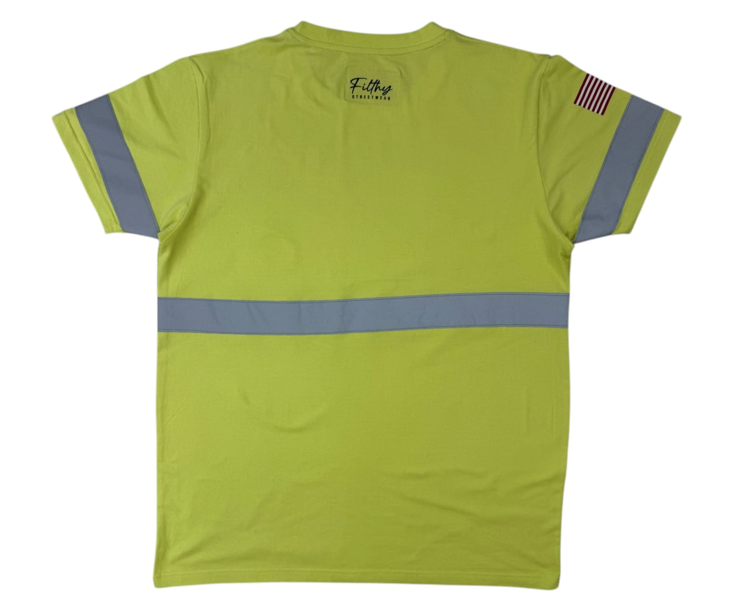Hi Vis Filthy Work Shirt with reflective