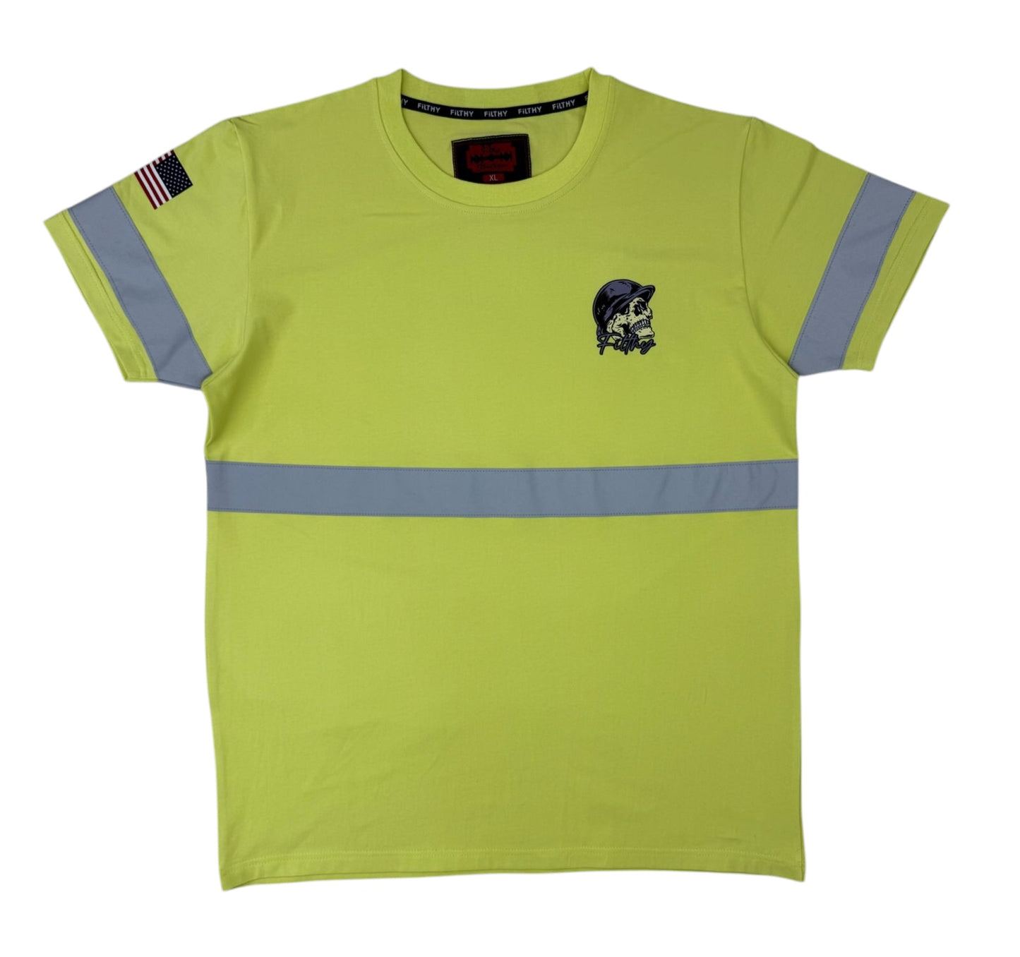 Hi Vis Filthy Work Shirt with reflective
