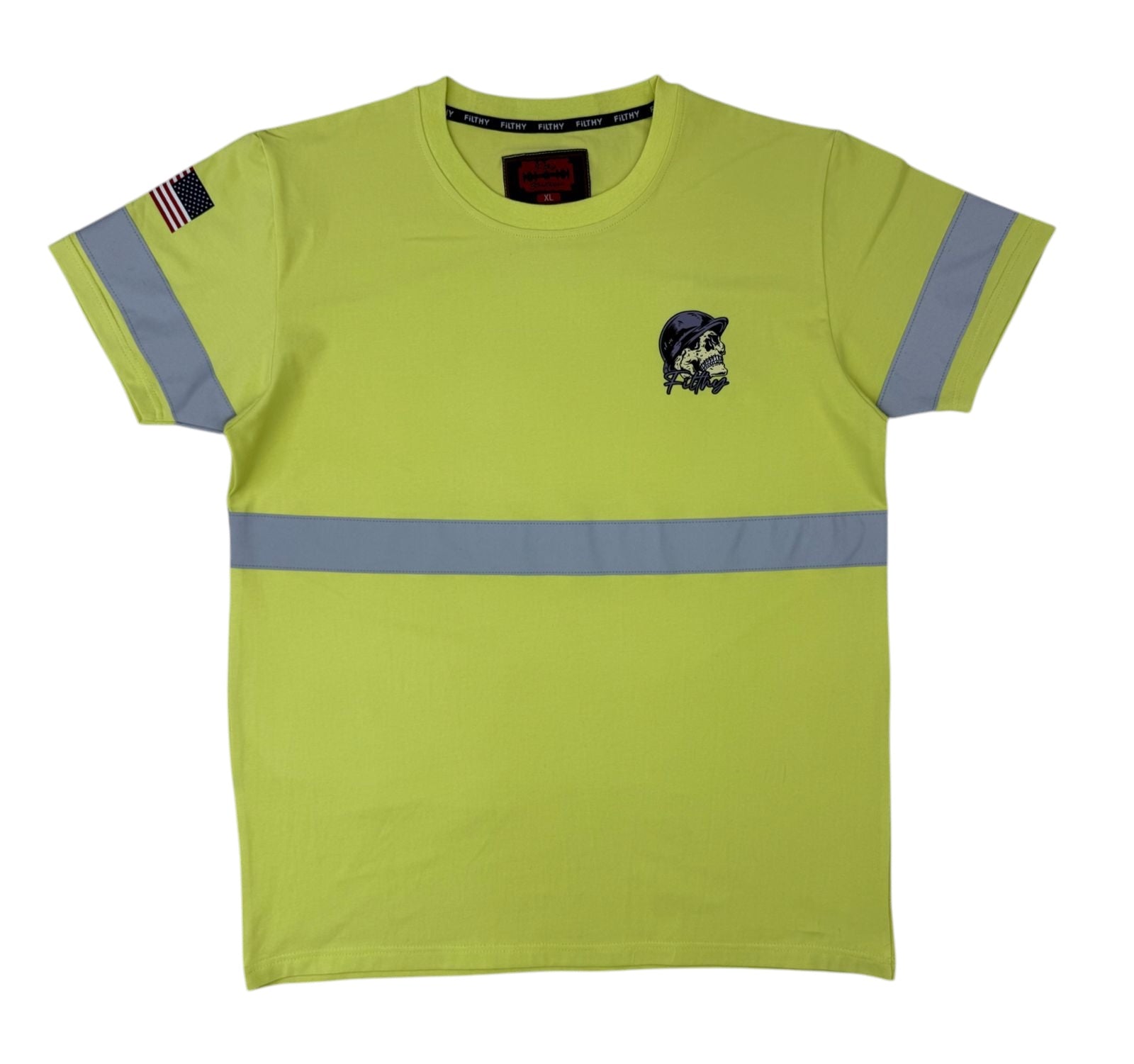 Hi Vis Filthy Work Shirt with reflective